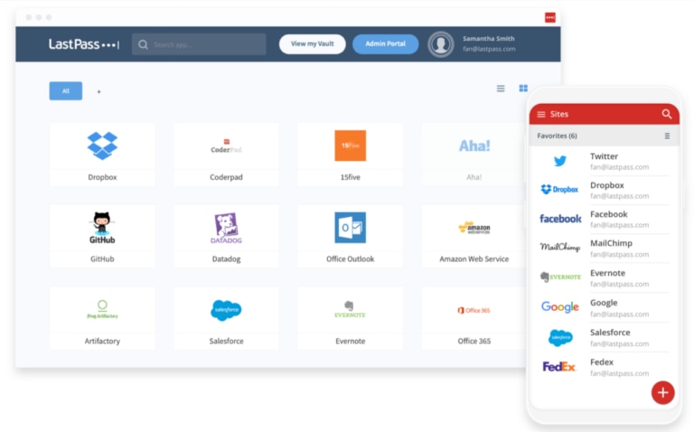 Enterprise password storage software