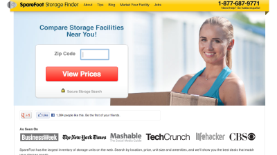 Spare feet self storage