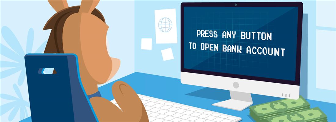 Open bank account online easily